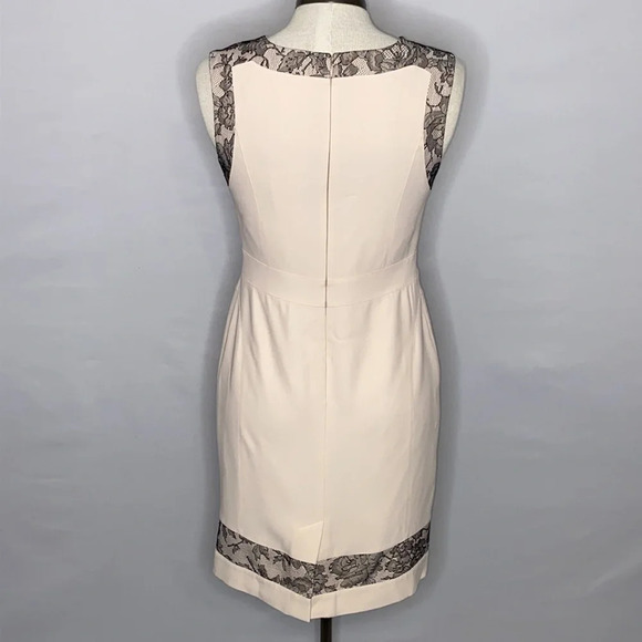 La Perla Sleeveless Shift Dress with Black Lace -4 - Picture 3 of 11